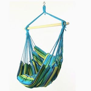 New Hanging Rope Hammock Chair Swing